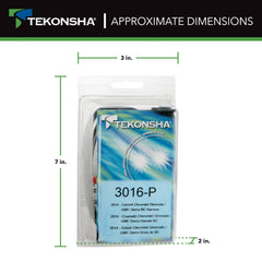 Plug-and-play wiring harness ends simplify Tekonsha installation without cutting.