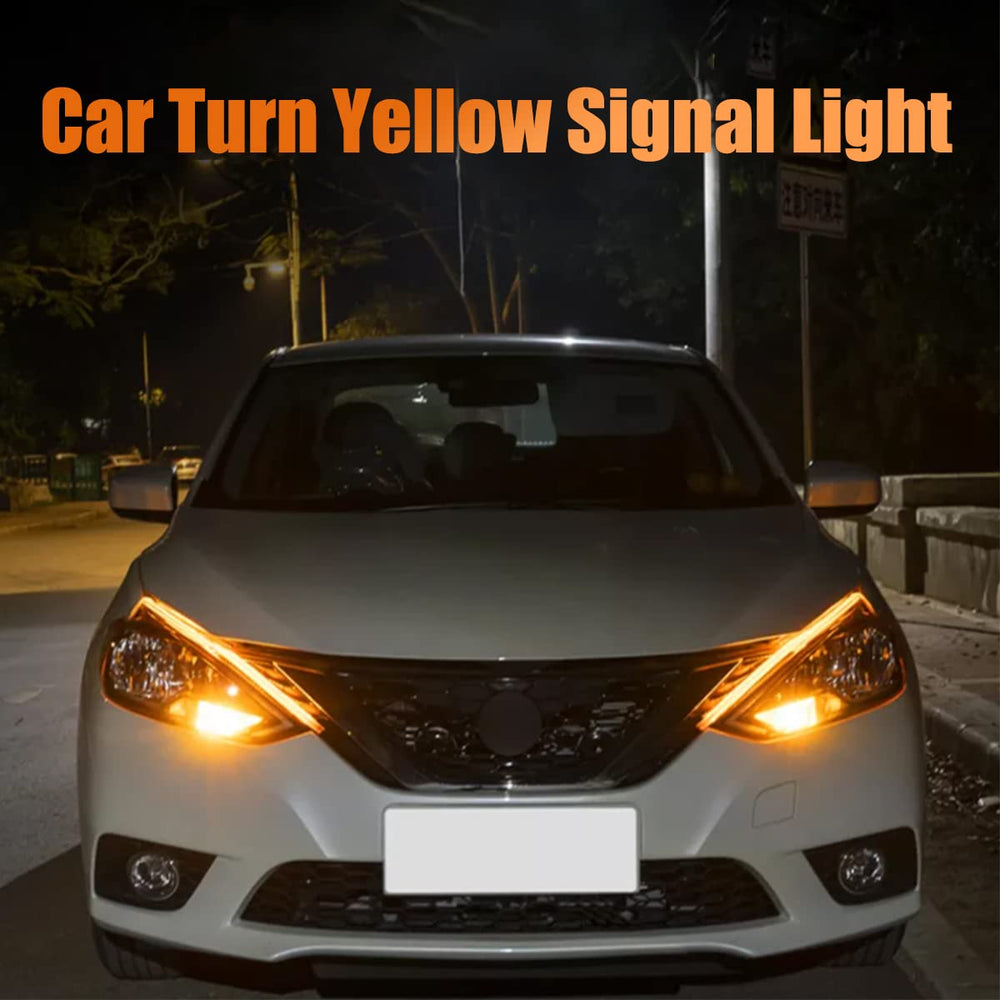TEKSHINNY dual-color DRL with white plus optional color modes for daytime use.