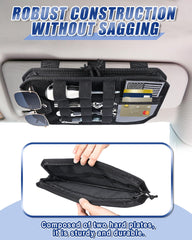 Telawsfun organizer's elastic loops and pockets neatly store documents and gadgets.