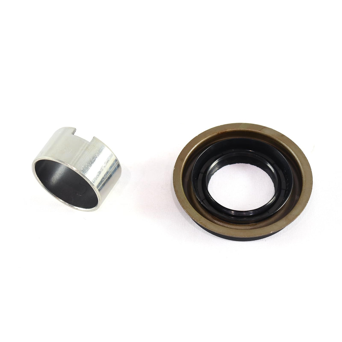 Telfair axle seal and case bushing set closeup showing durable steel and rubber build for AWD use.