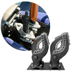 Telfair gun rack for Can-Am Defender under front-seat keeps gear within reach