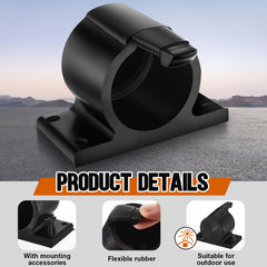 Tellegloww trailer plug protector includes screws for quick install
