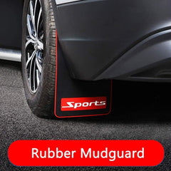 Tempsnow rubber mud flap provides durable material for long-lasting protection.