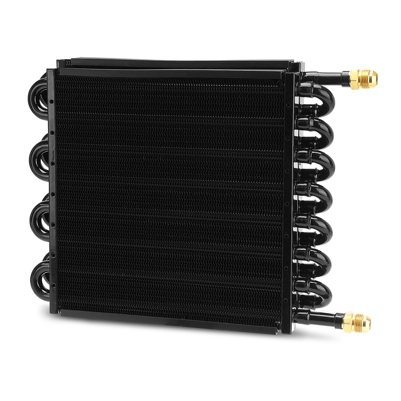 TEMSONE 16-pass transmission cooler with 8AN connection helps manage heat in tough conditions.