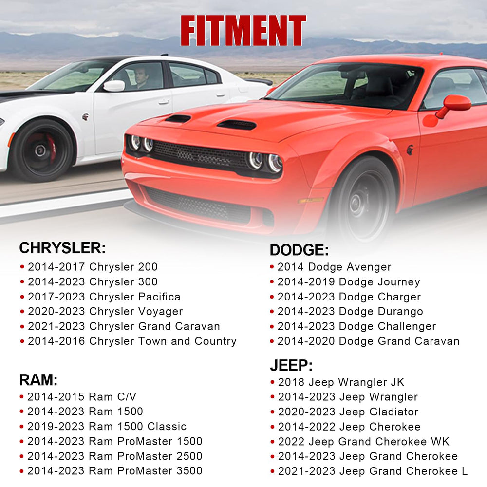 TEMSONE aluminum oil filter housing cap for Ram 1500, reliable protection during maintenance.