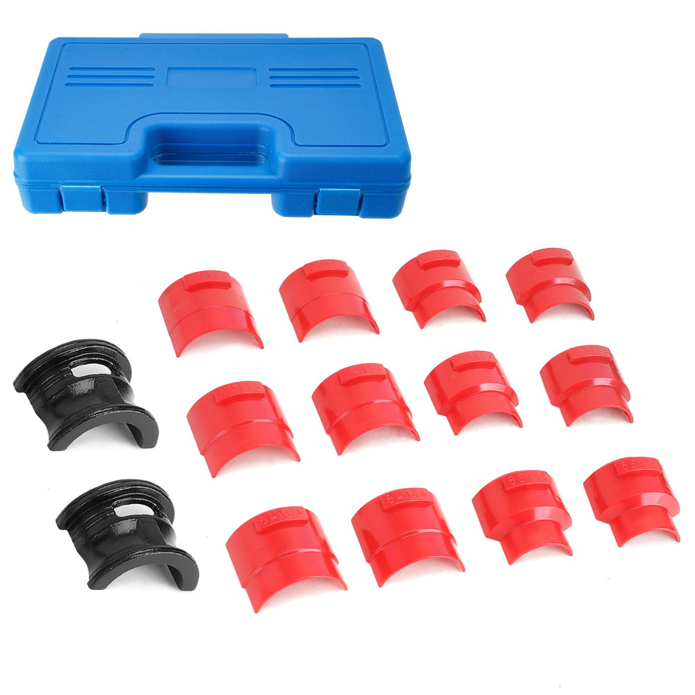 TEMSONE universal fork seal driver kit in a compact box for on-site maintenance.