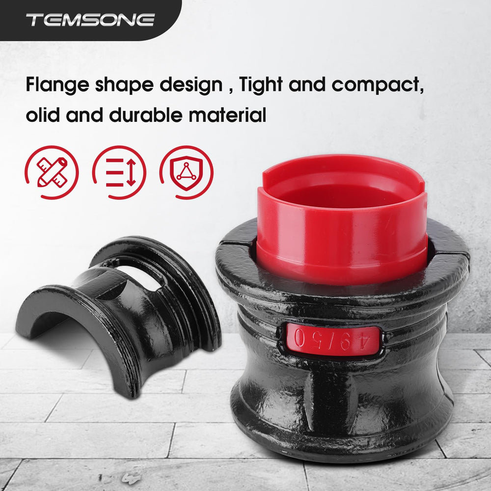 TEMSONE 35/36mm adapter ready for fast, accurate fork seal installation.