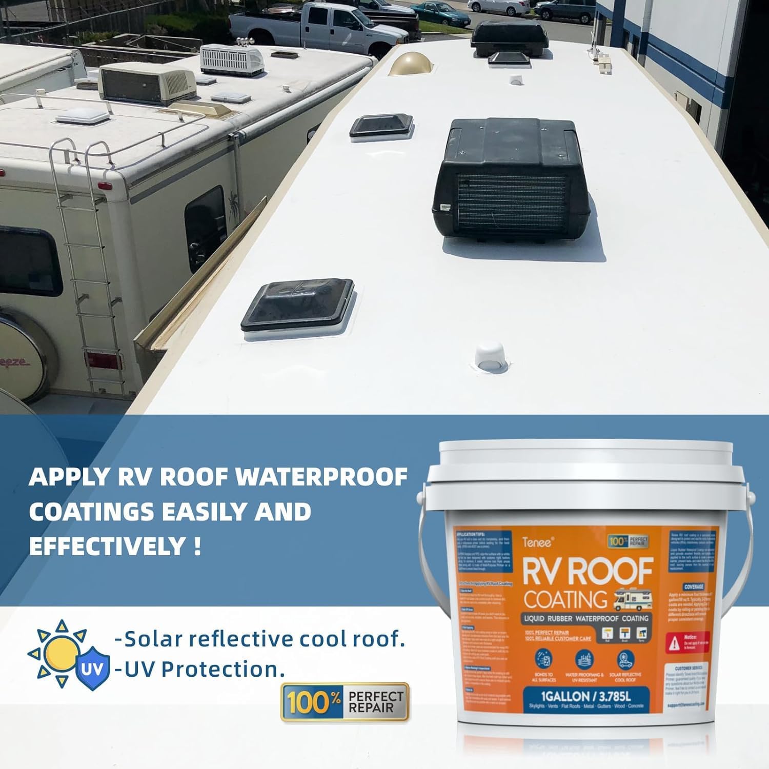 EPDM primer note for Tenee RV Roof Sealant to ensure proper bonding
