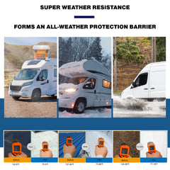 Tenee RV Roof Sealant Roller application on RV surface for smooth coverage