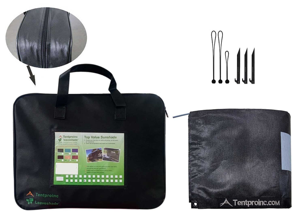 Tentproinc cooling shade area demonstrates cooler comfort under sun.