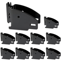 TENVONE E-Track wood beam end socket front view for sturdy cargo organization.