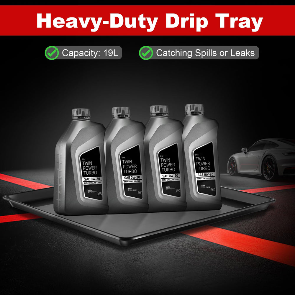 Teodute multi-use tray serves as car drip pan and more