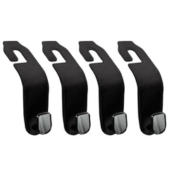 Teoenix leather headrest hook with 360-degree rotation for versatile hanging options.