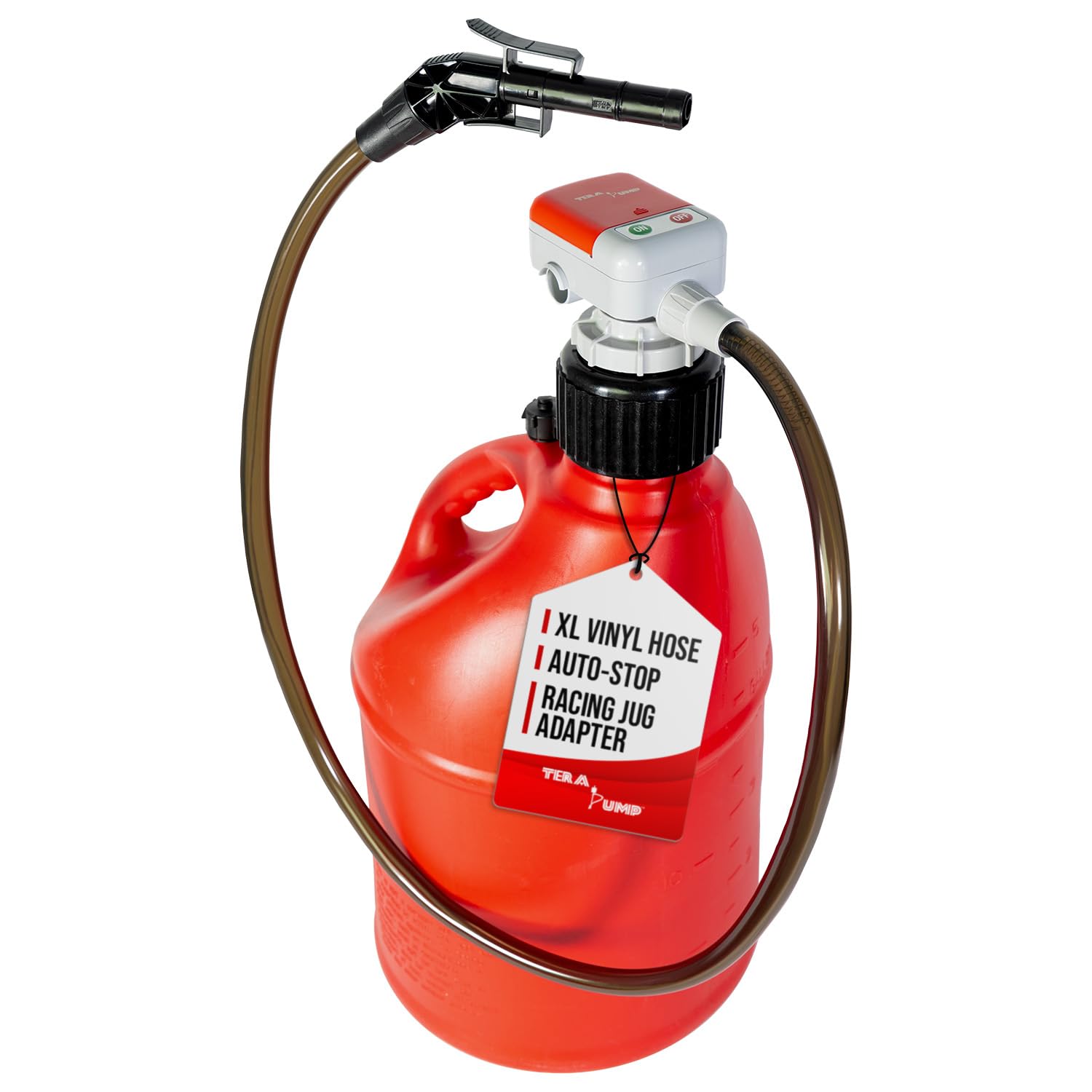 TERA PUMP 2nd Gen discharge hose boosts fueling control and spill prevention.