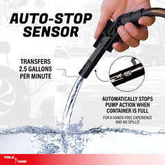 TERA PUMP 2nd Gen ergonomic nozzle improves comfort during fueling.