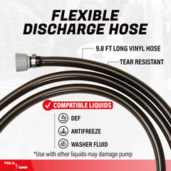 TERA PUMP bung adapter included for compatibility.
