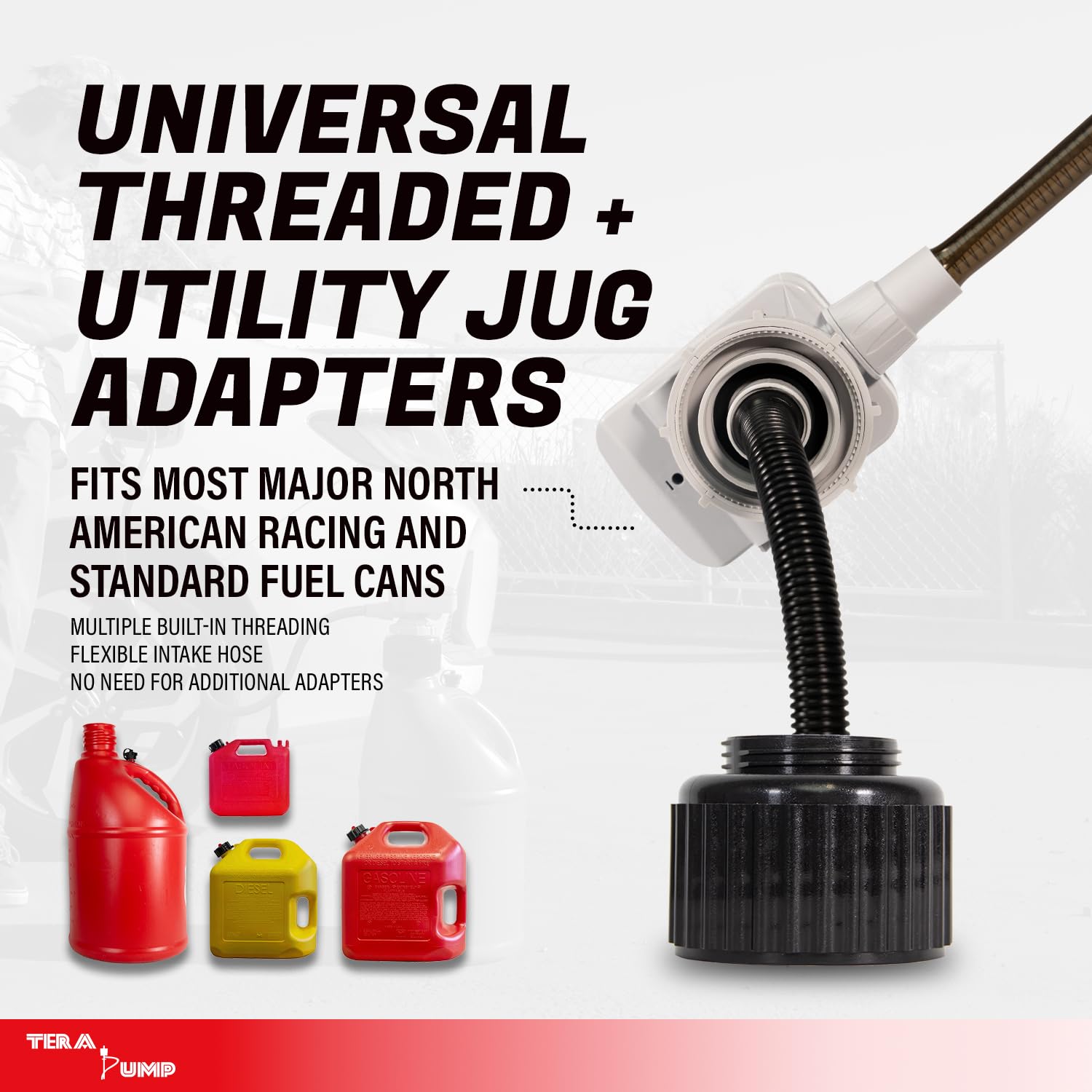 TERA PUMP TRFA03-XL auto-stop sensor signals full tank automatically.