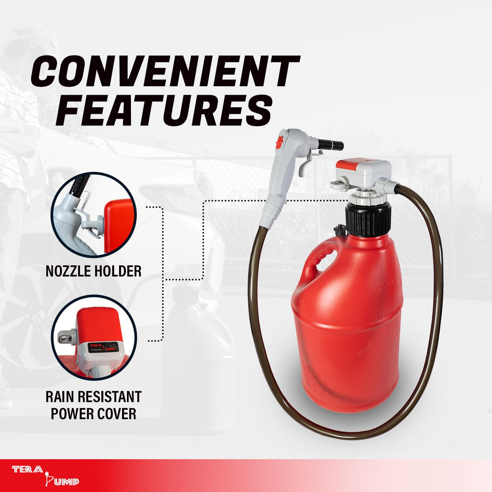 TERA PUMP TRFA03-XL intake hose 23.4 inches for easy priming.