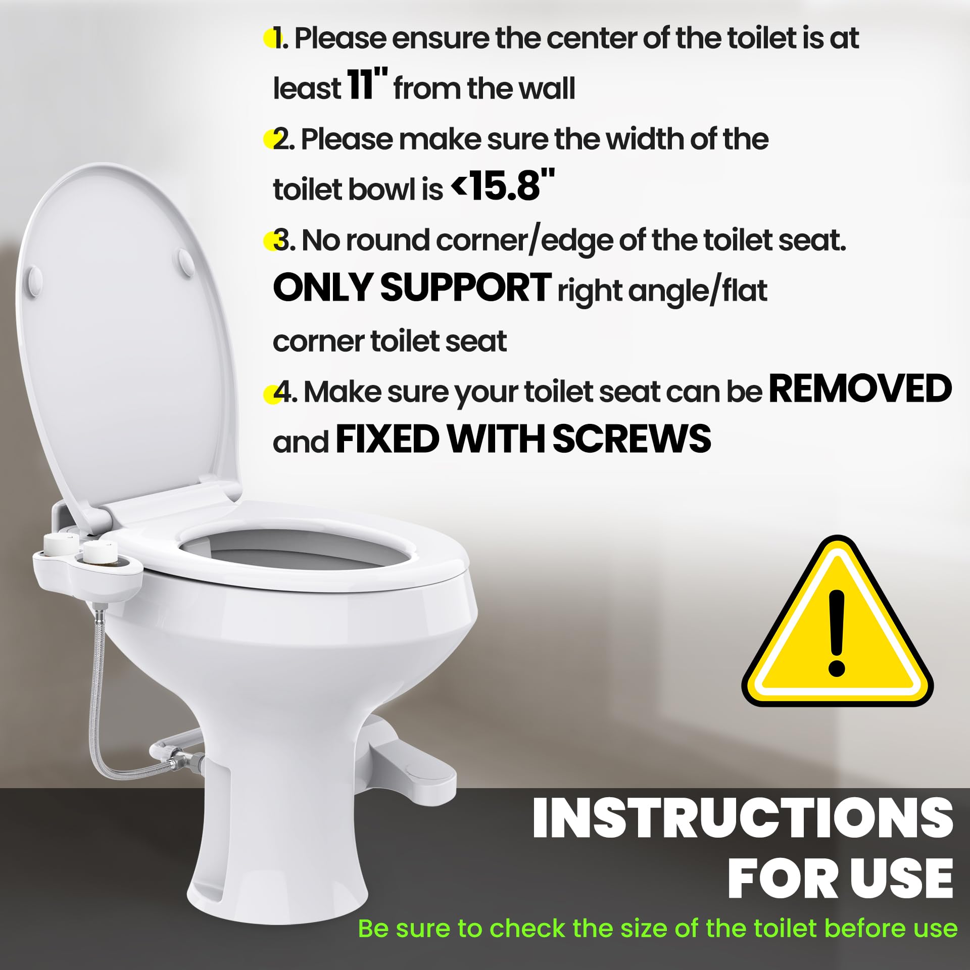 Terapaton RV Bidet provides adjustable water pressure for personalized cleaning