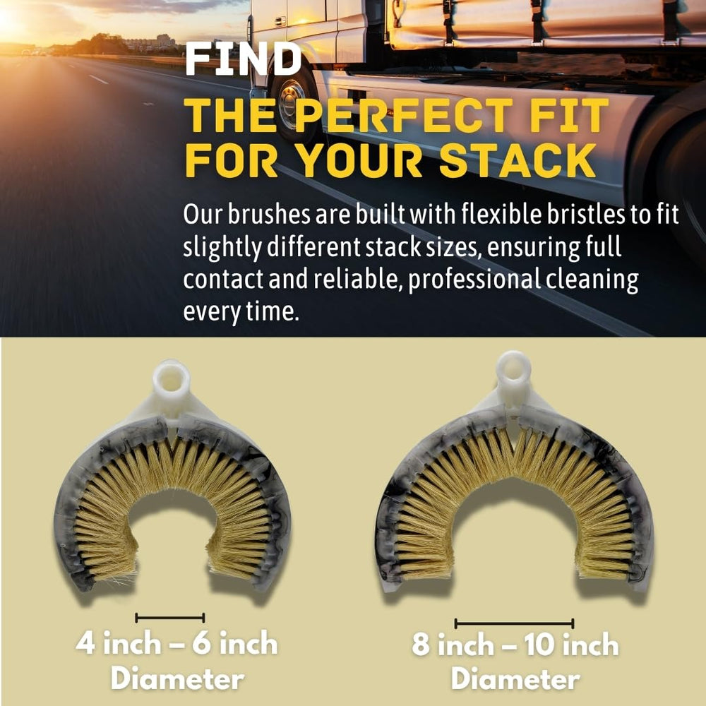 Teravan dual standard threads fit straight and angled handles.