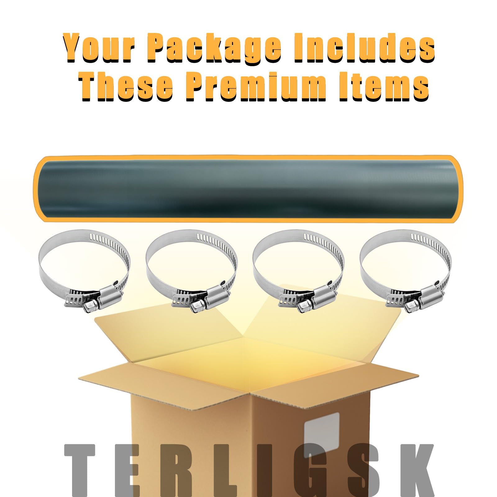 TERLIGSK 15-7/8 inch straight filler hose provides extended reach.