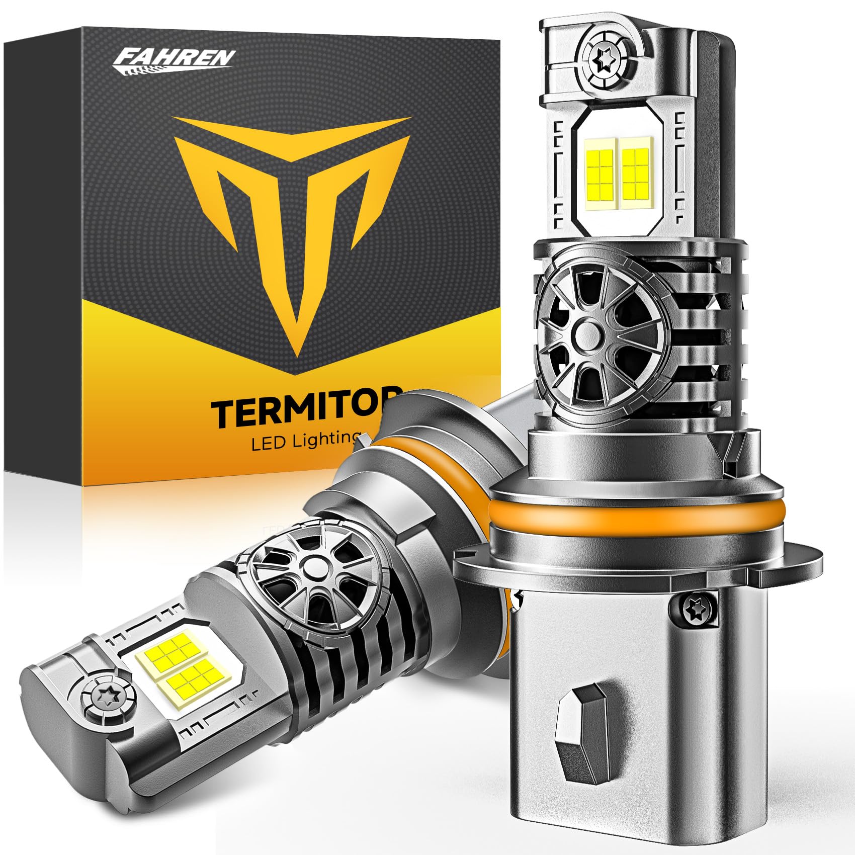Termitor 9004HB1 bulbs pack ready for quick plug-and-play upgrade.
