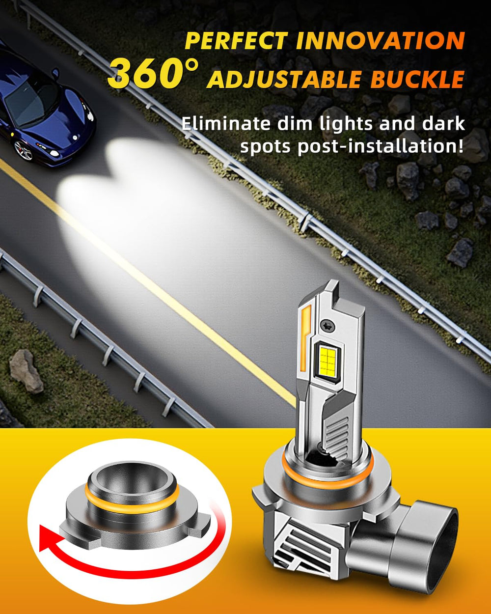 Termitor 9005/9006 bulbs installed in vehicle for easy upgrade