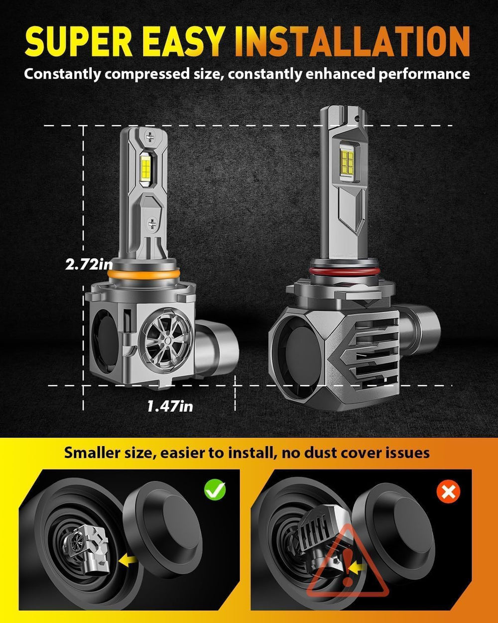 Termitor 9005 compatibility ensures smooth fit in most vehicles