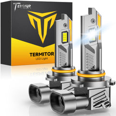 Termitor 9005/HB3 fog light bulbs main image showing compact, quick-install design.