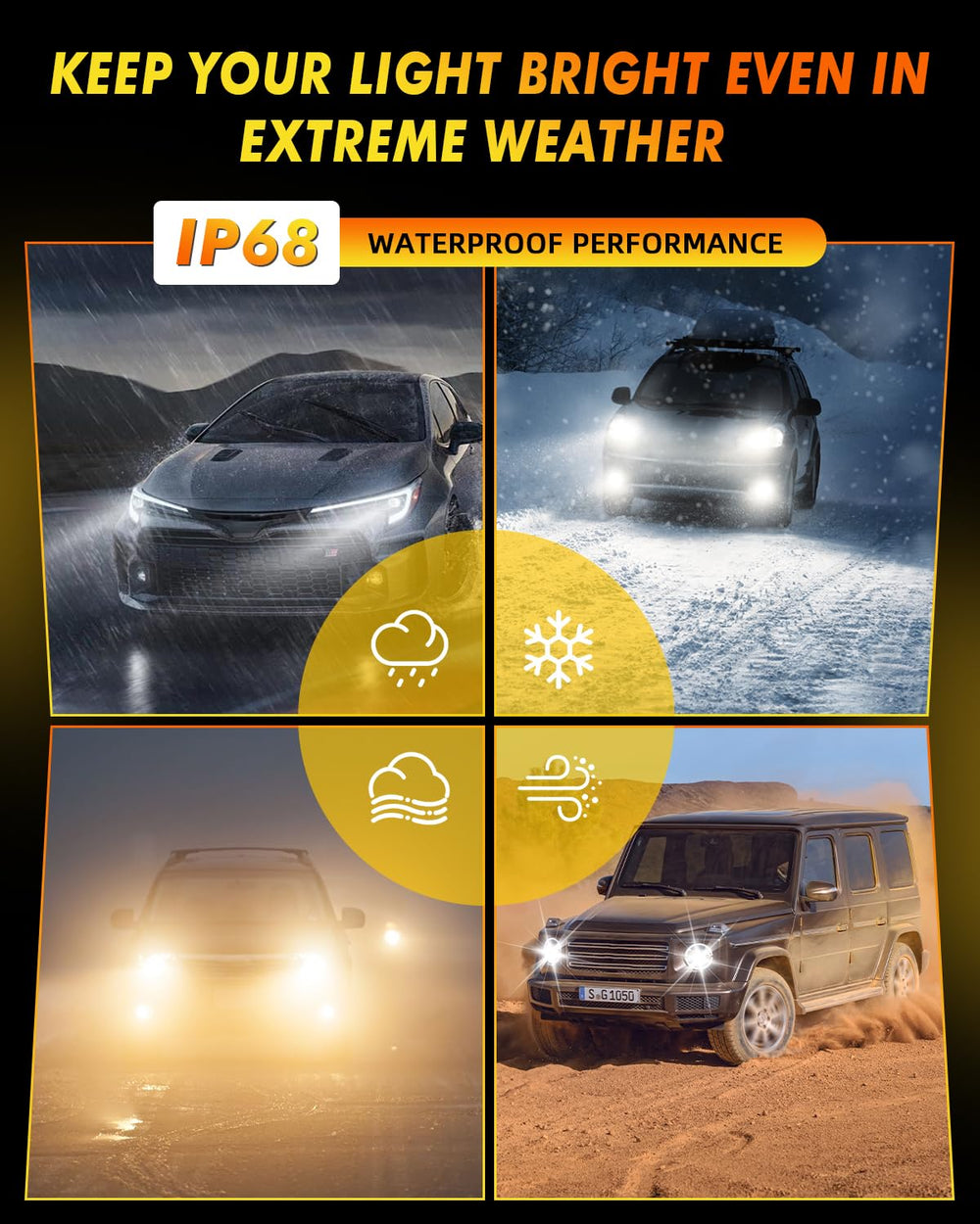 Termitor 9007 HB5 high beam brightness lights dark roads clearly