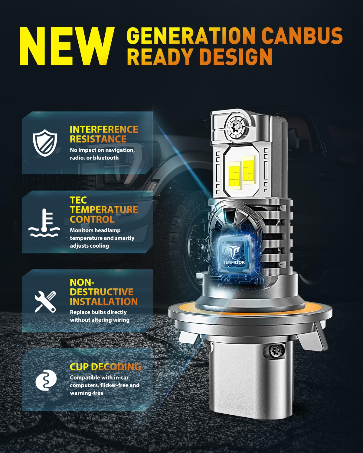 Termitor aviation-grade aluminum body showcases durable heat management.