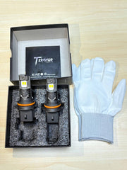Termitor Brightest 9007 HB5 plugging in for quick, tool-free setup.