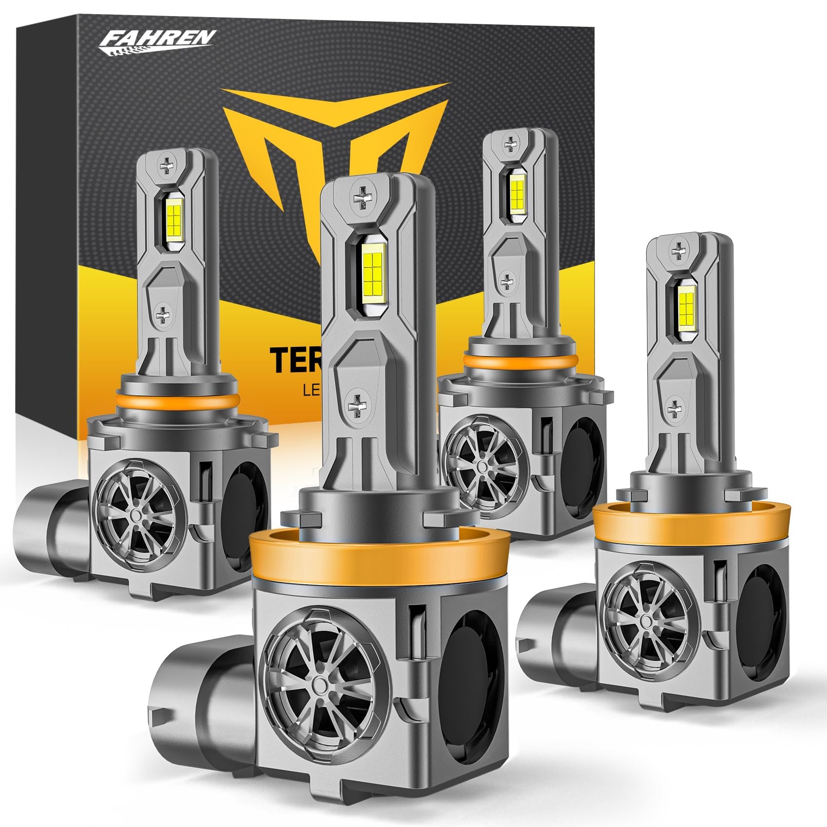 Termitor bulbs emit 6500K cool white light for crisp nighttime visibility.