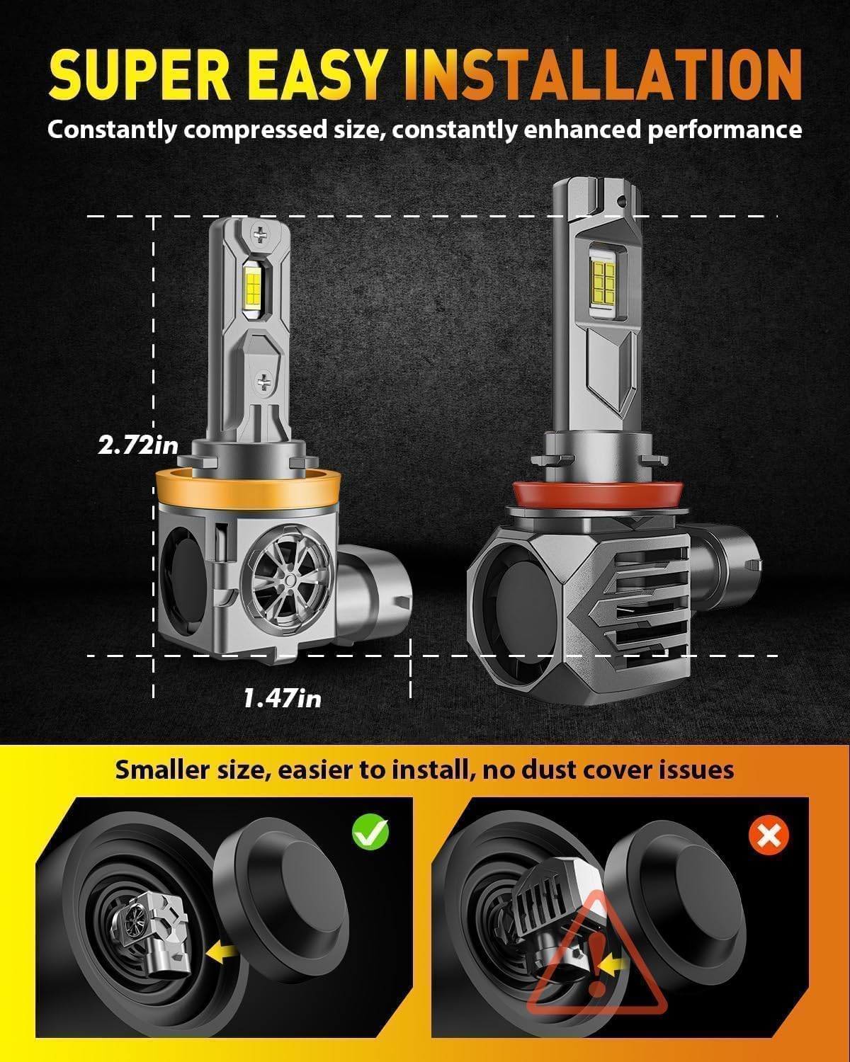 Termitor bulbs boast long lifespan for durable, low-maintenance lighting.