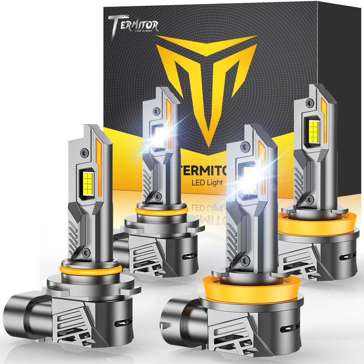 Termitor bulbs in packaging showing ready-to-install kit for easy upgrade