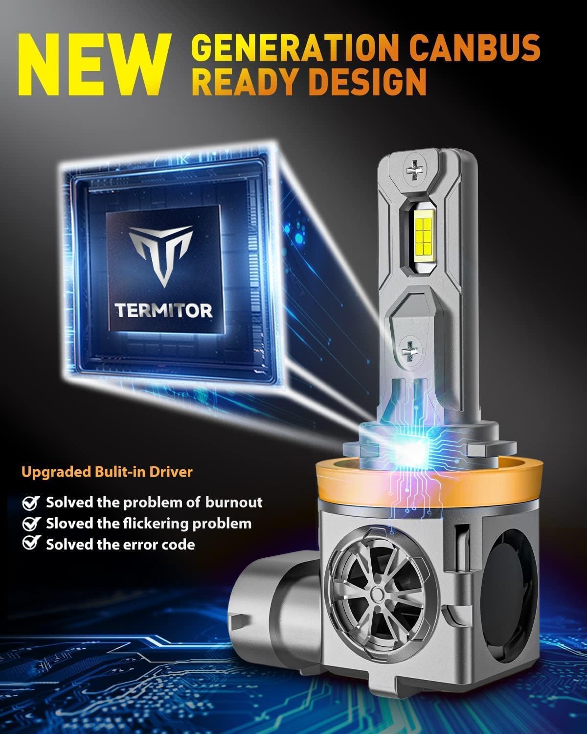 Termitor CANbus compatibility minimizes flicker across many modern vehicles