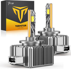 Termitor D1S bulbs 6000K cool white illuminate clear night roads