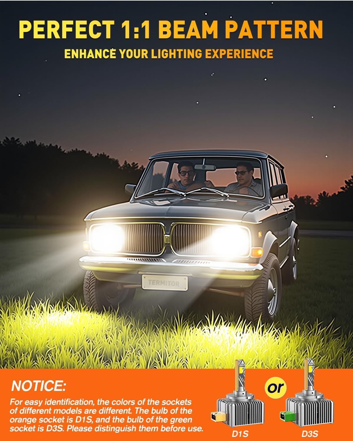 Termitor D1S direct replacement for common HID models