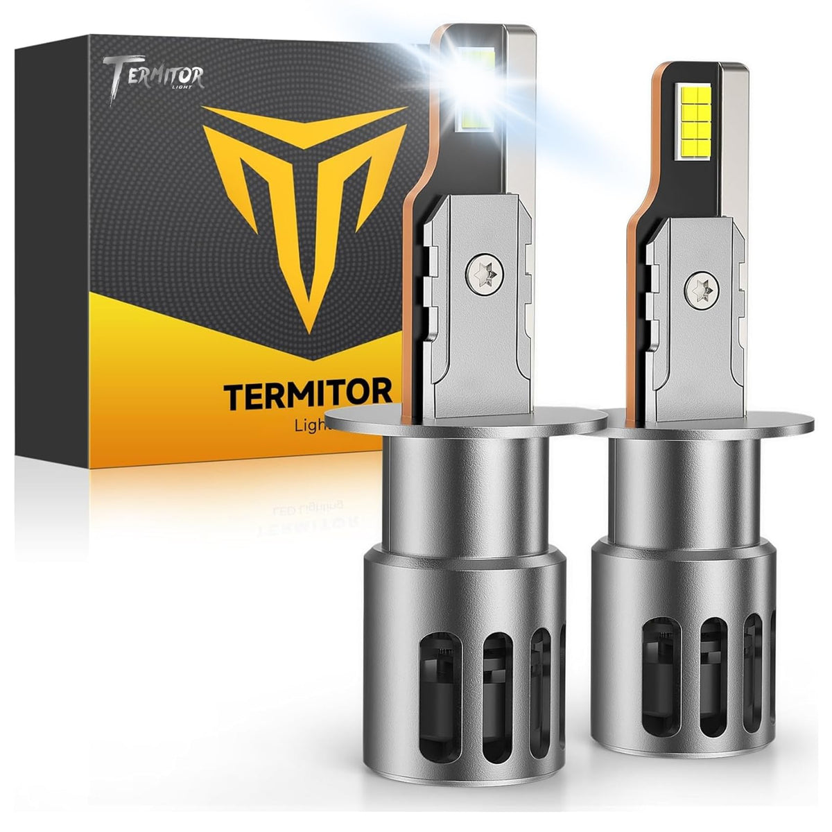 Termitor H1 bulbs show a sharp beam with glare-free illumination for night driving