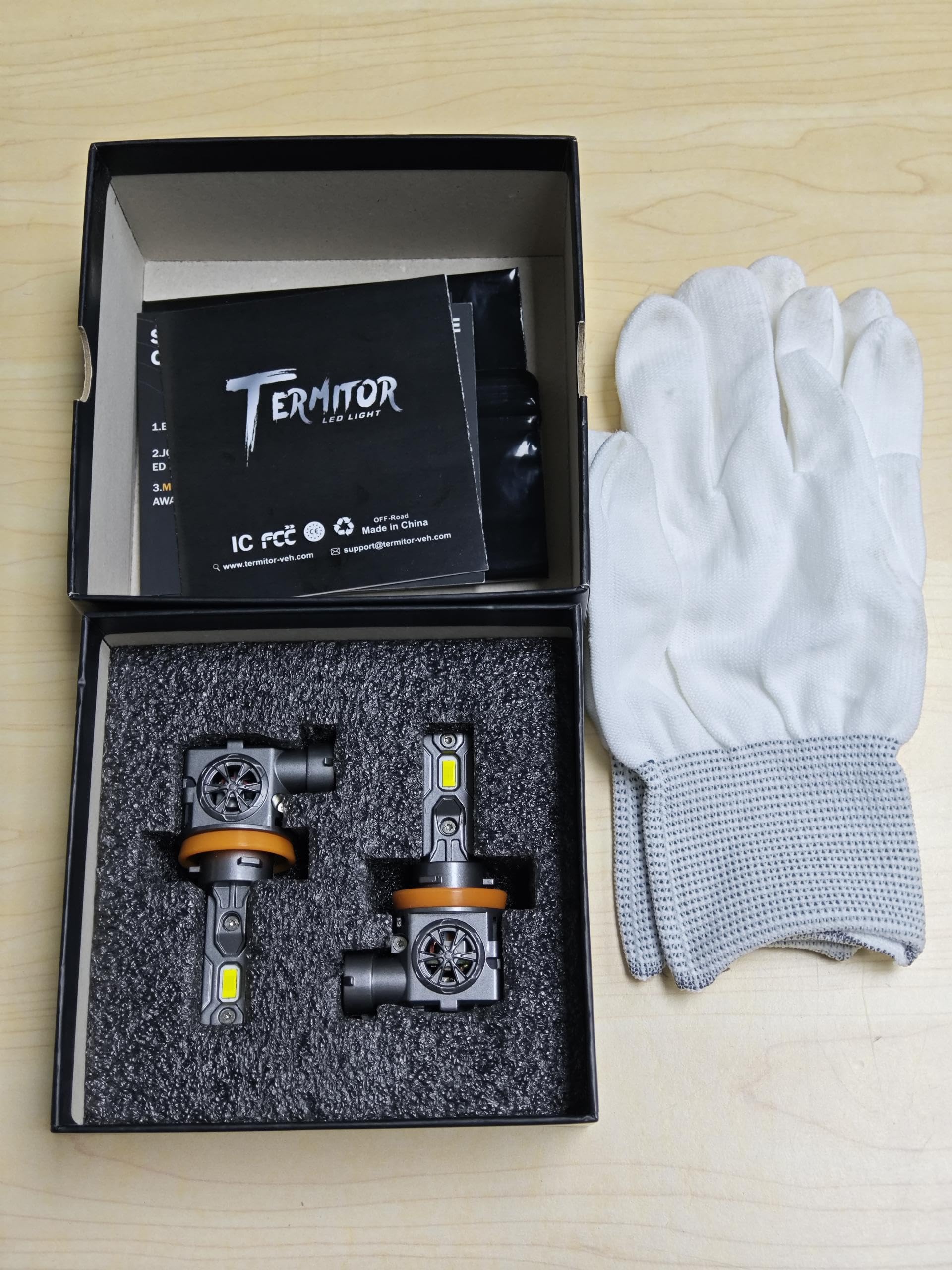 Termitor H11 mini-size image shows exact 1:1 fit for easy replacement