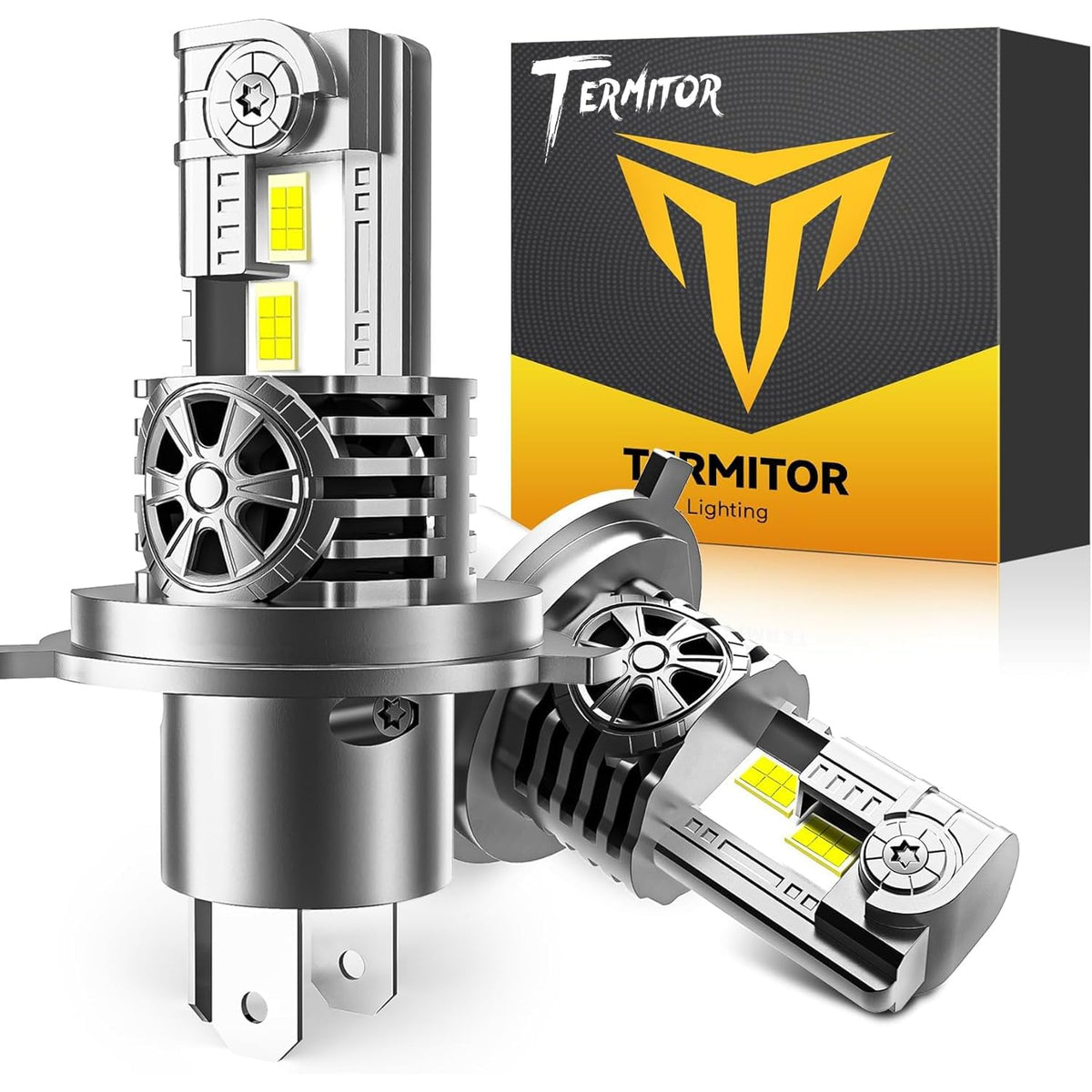 Termitor H4/9003 bulbs deliver 70,000 lumens for ultra-bright night visibility.