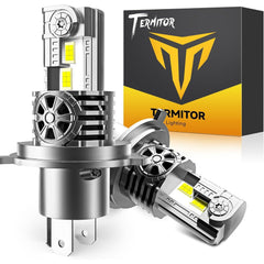 Termitor H4/9003 bulbs deliver 70,000 lumens for ultra-bright night visibility.
