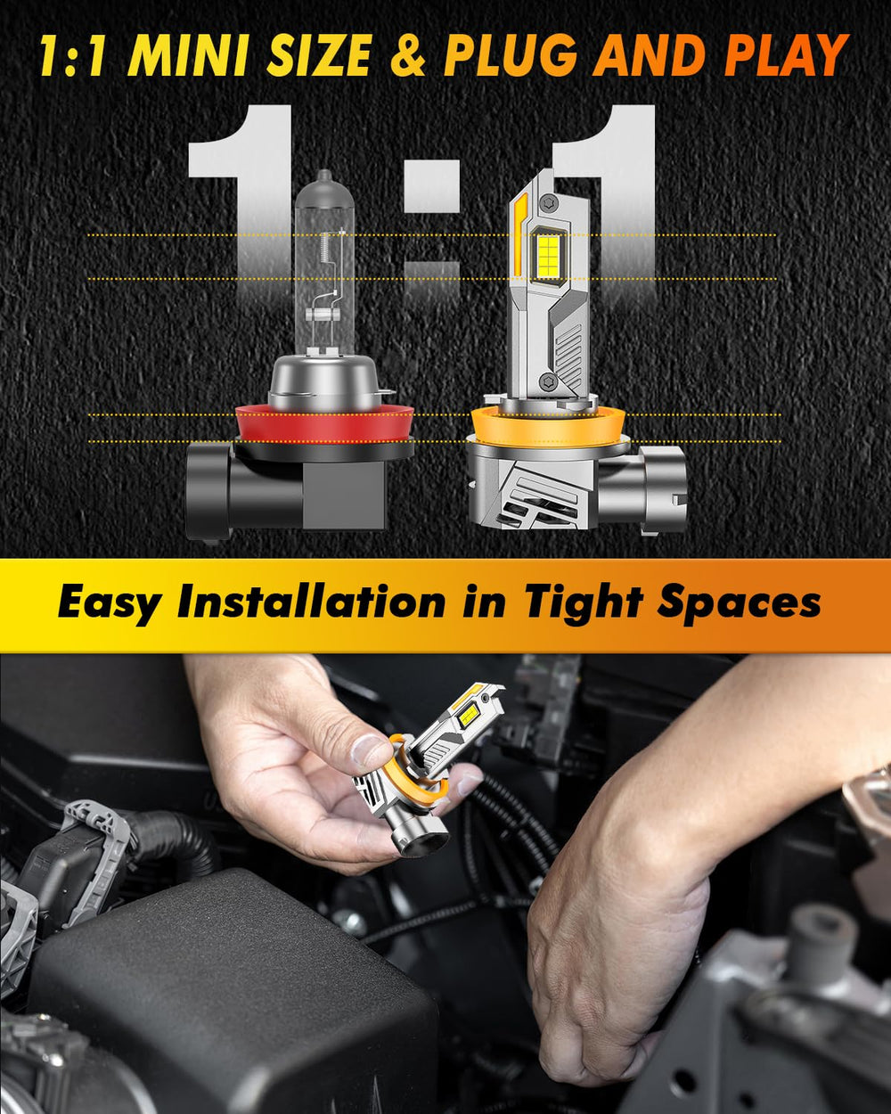 Termitor 1-to-1 size fit enables effortless installation