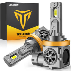 Termitor H11/H9 bulbs pack-2 deliver crisp daylight-like visibility for night driving