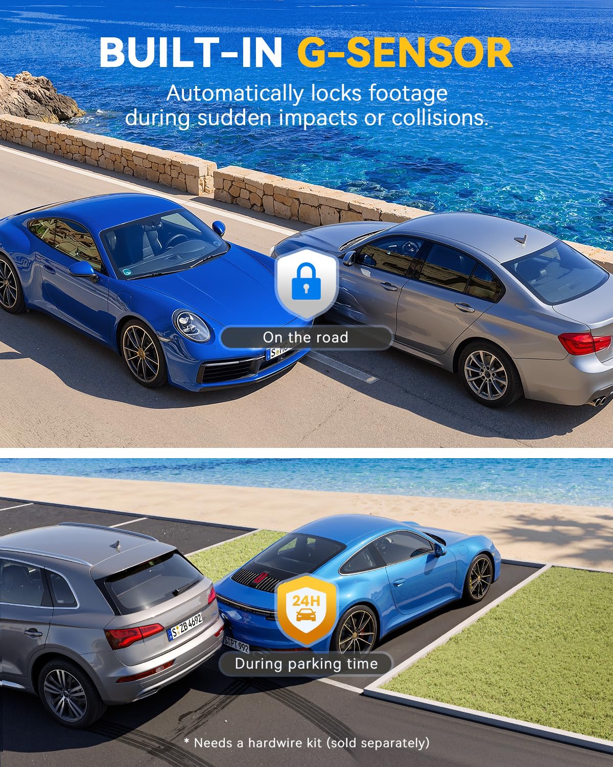 TERUNSOUL time-lapse parking monitoring capturing parked vehicle protection