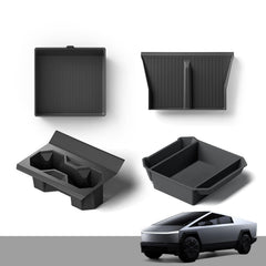 TESCYBERMODS center console organizer fits Cybertruck for quick access to small items