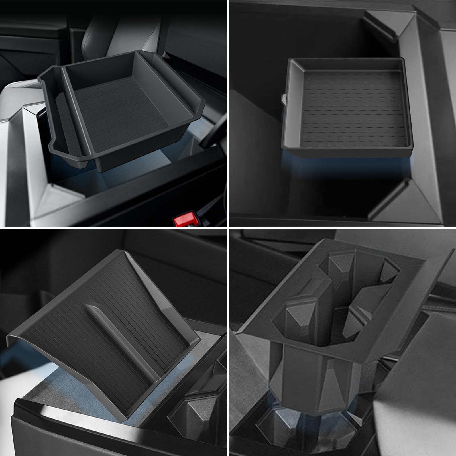 TESCYBERMODS silicone cup holder insert secures drinks and reduces spills