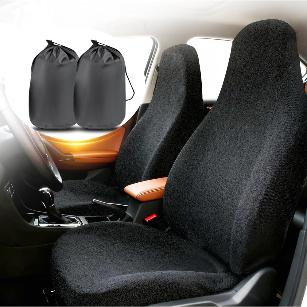 TESFEEL seat cover waterproof layer blocks moisture during workouts or messy travels
