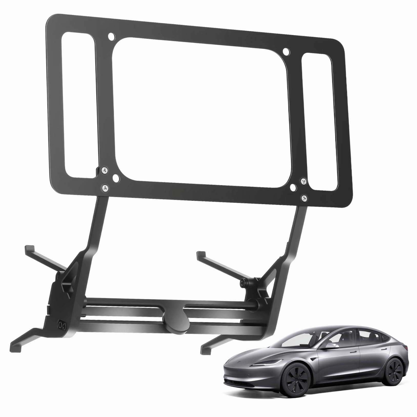 TesFram front license plate mount for the 2026 Model 3 — easy no-drill install.