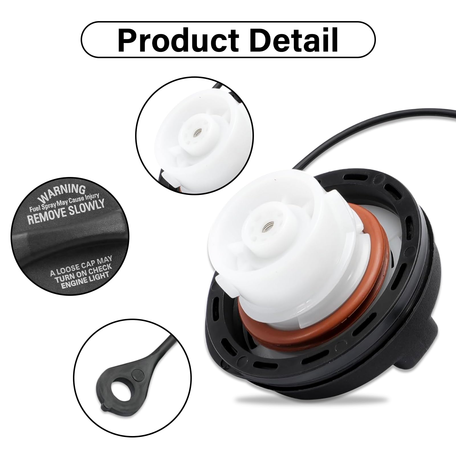 TESHITVLOG fuel cap installed on Subaru Forester demonstrates secure fuel tank.